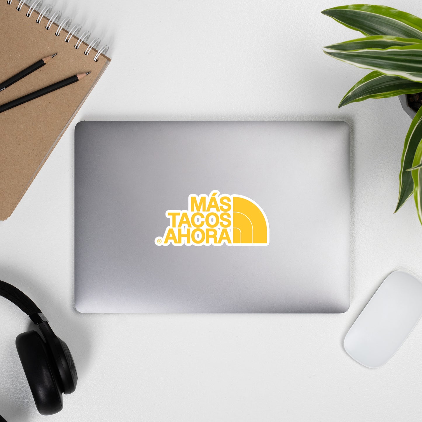 “Mas Tacos Ahora” 5" Sticker - Yellow Logo
