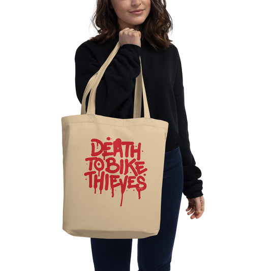 "Death To Bike Thieves" Eco Tote Bag