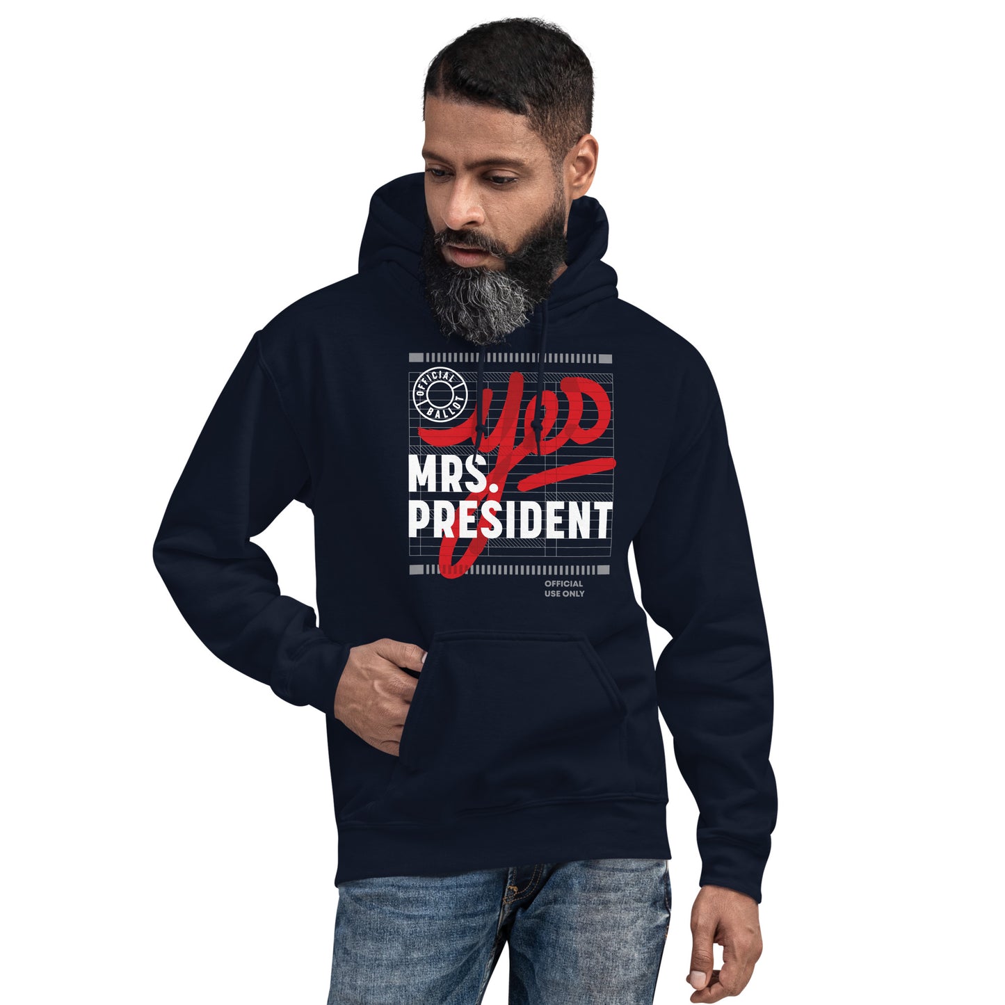 "Yes Mrs President" Unisex Pullover Hoodie