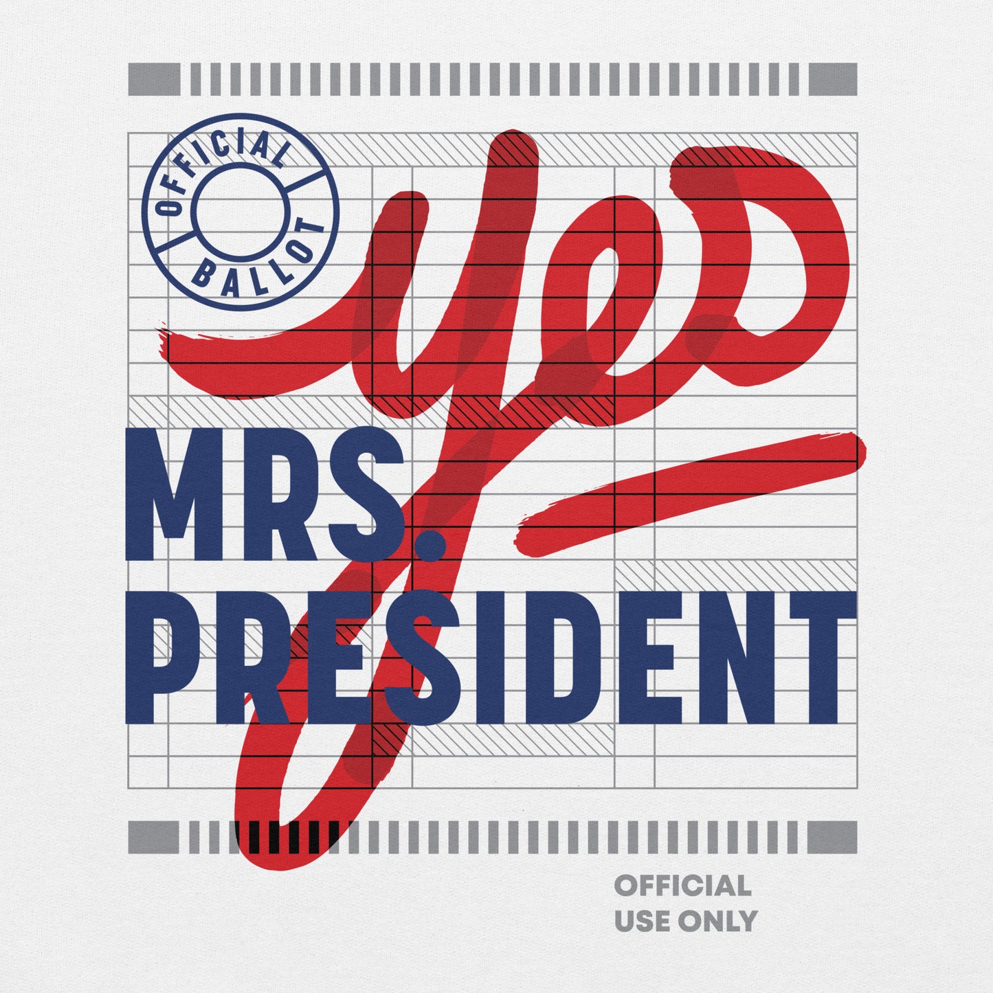 "Yes Mrs President" Unisex Pullover Hoodie