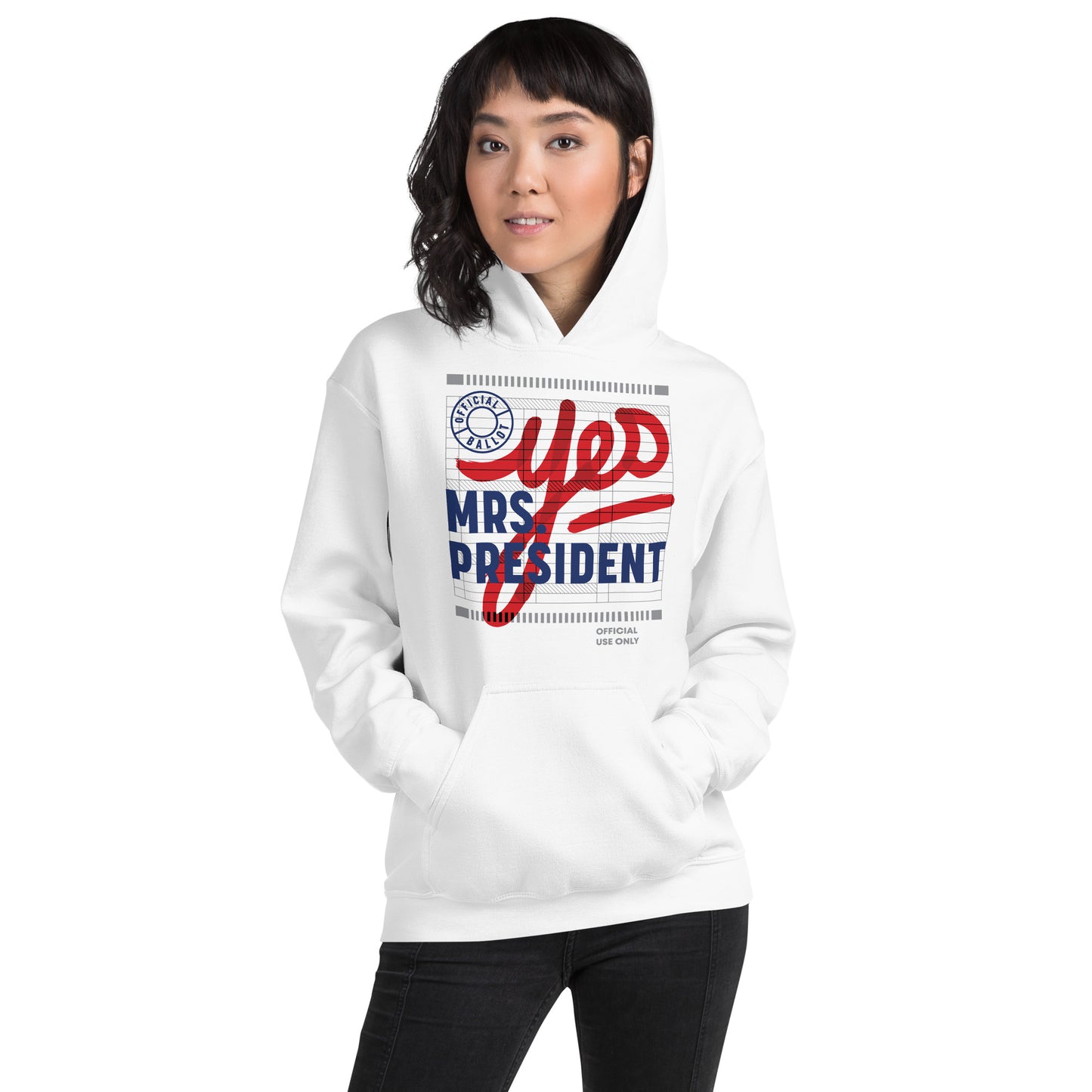 "Yes Mrs President" Unisex Pullover Hoodie