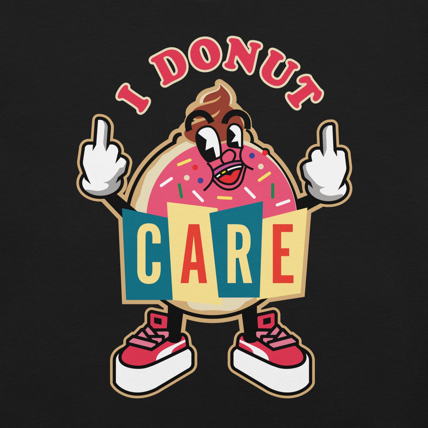 "I Donut Care" Strawberry Unisex Tee