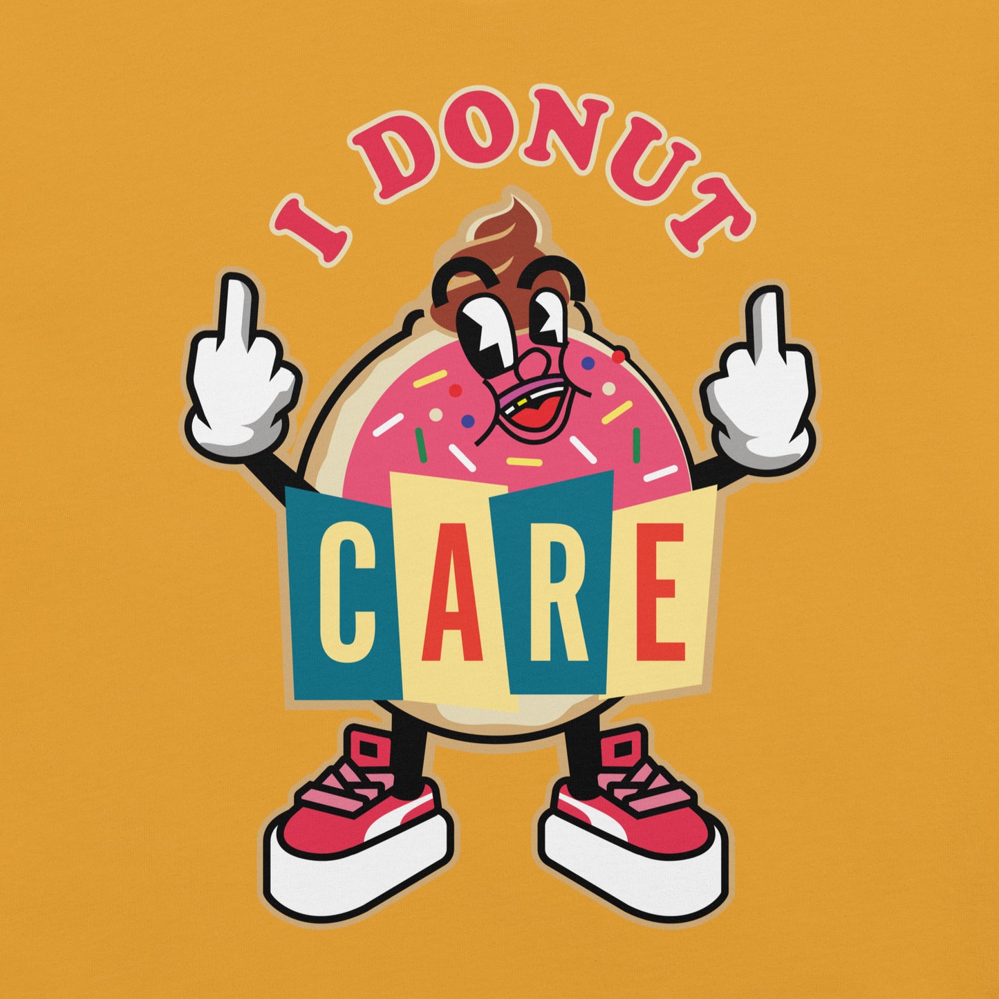 "I Donut Care" Strawberry Unisex Tee