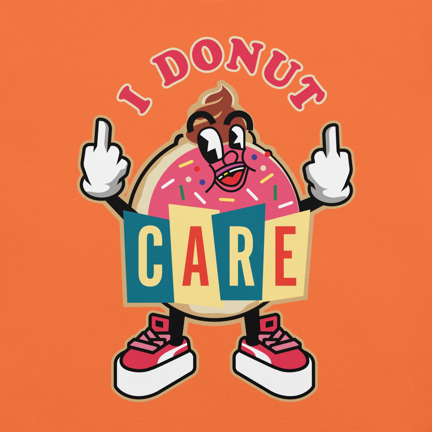 "I Donut Care" Strawberry Unisex Tee