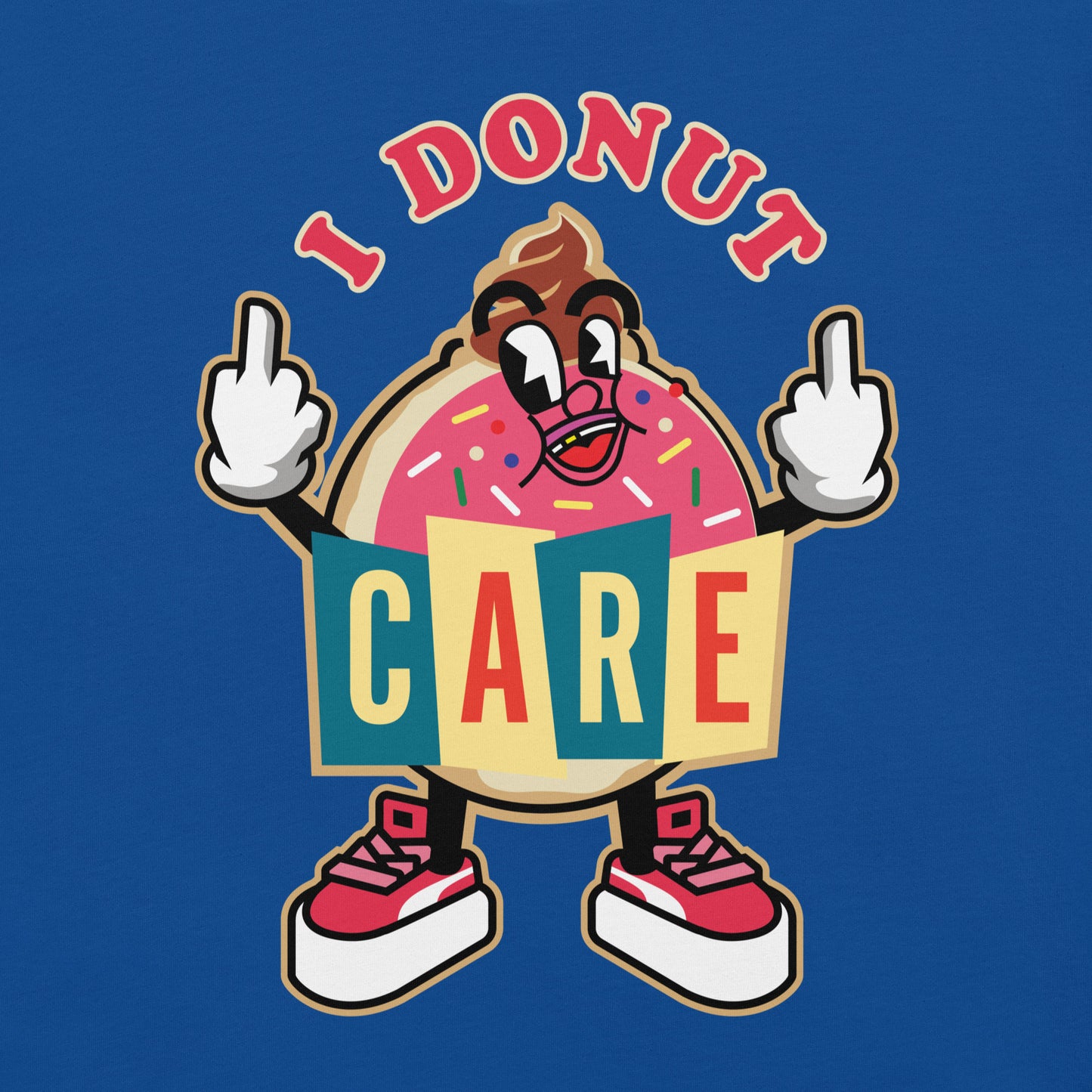 "I Donut Care" Strawberry Unisex Tee